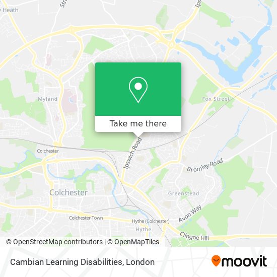 Cambian Learning Disabilities map
