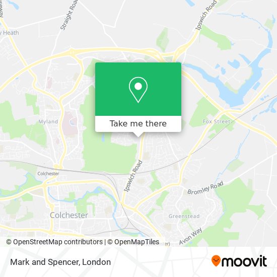 Mark and Spencer map