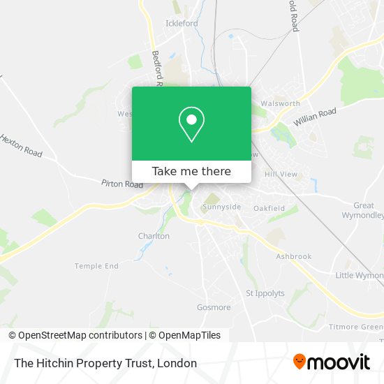 The Hitchin Property Trust map