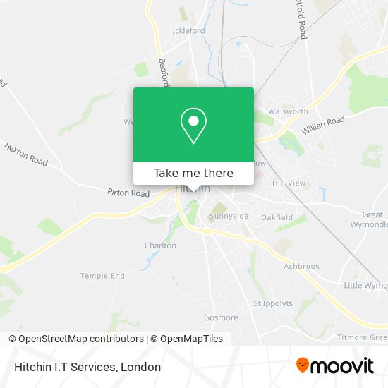 Hitchin I.T Services map