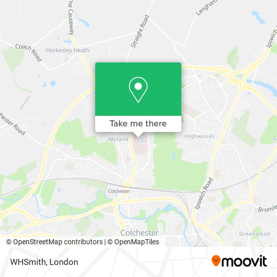 WHSmith map