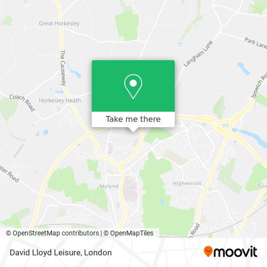 David Lloyd Leisure map