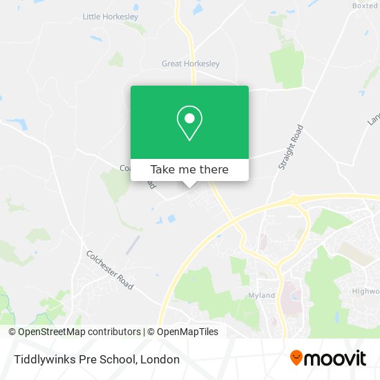 Tiddlywinks Pre School map