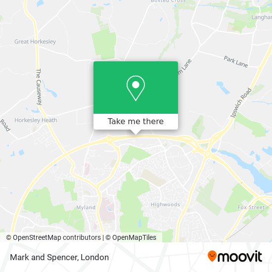 Mark and Spencer map