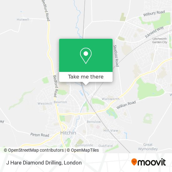 J Hare Diamond Drilling map