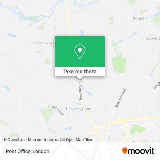Post Office map