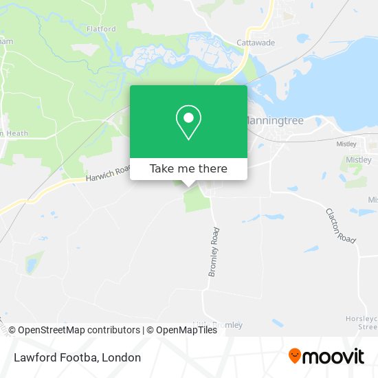 Lawford Footba map