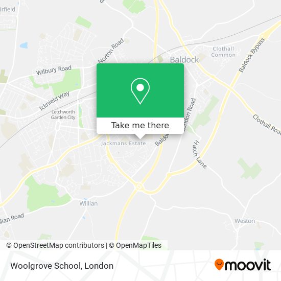 Woolgrove School map
