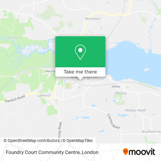 Foundry Court Community Centre map