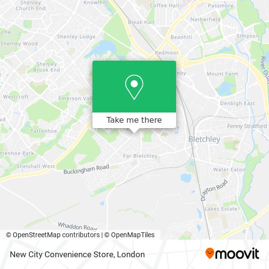 New City Convenience Store map