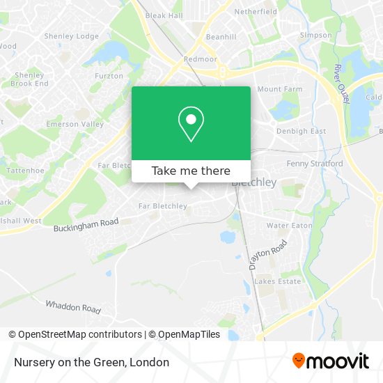 Nursery on the Green map