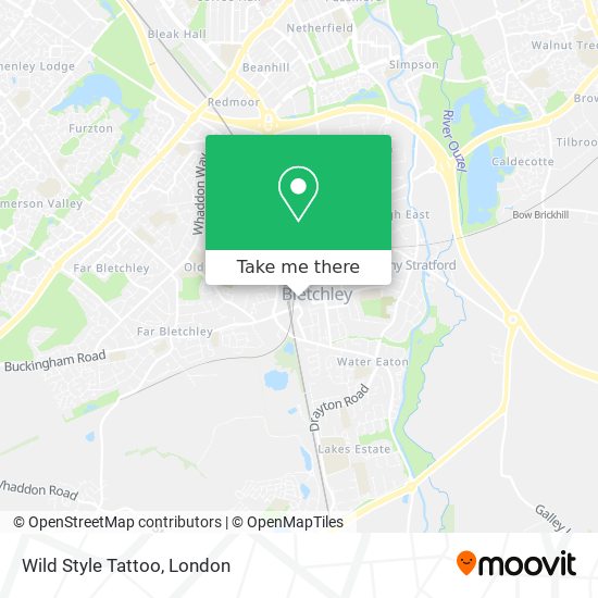 Wild Style Tattoo map