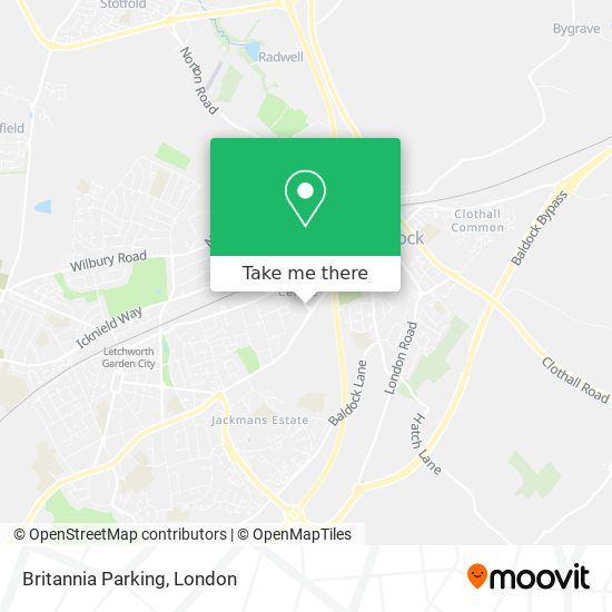 Britannia Parking map