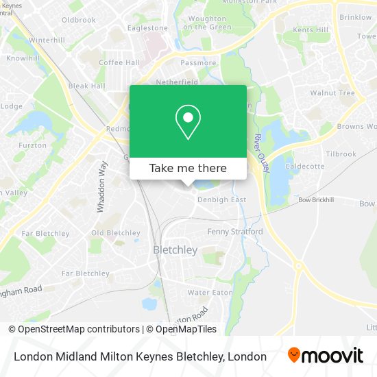 London Midland Milton Keynes Bletchley map