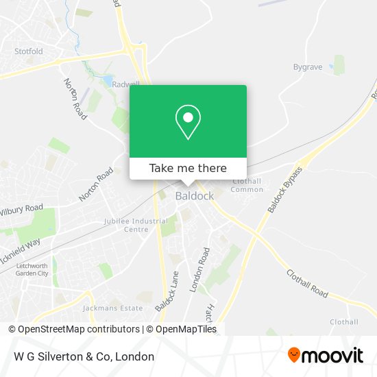 W G Silverton & Co map