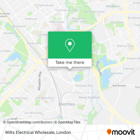 Wilts Electrical Wholesale map