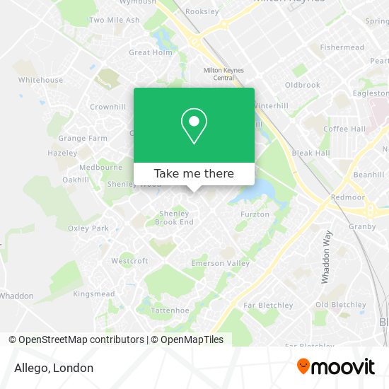 Allego map