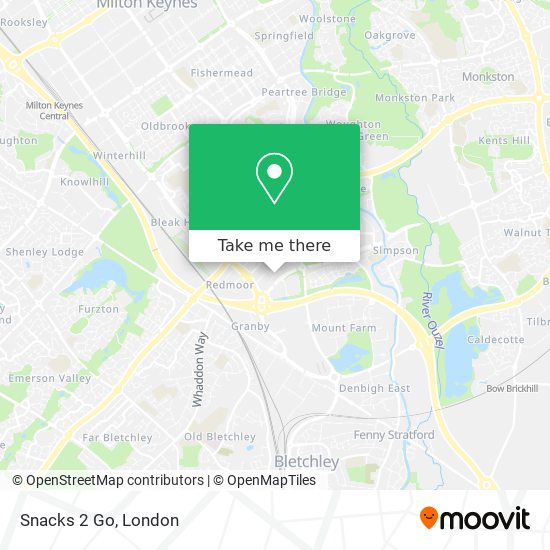 Snacks 2 Go map
