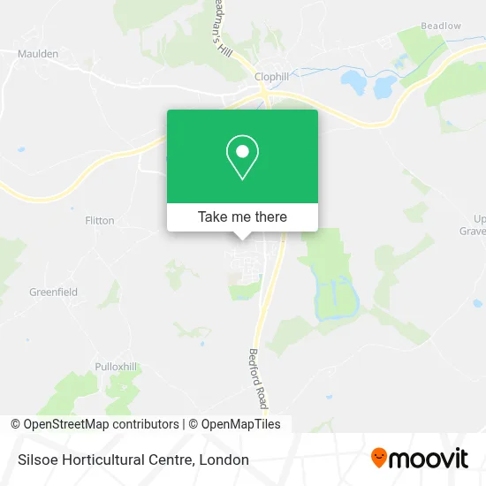 Silsoe Map How to Get to Silsoe Horticultural Centre in Central Bedfordshire by ...