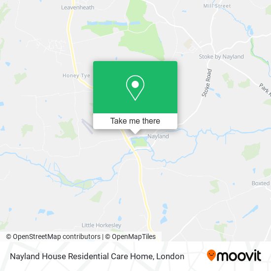 Nayland House Residential Care Home map
