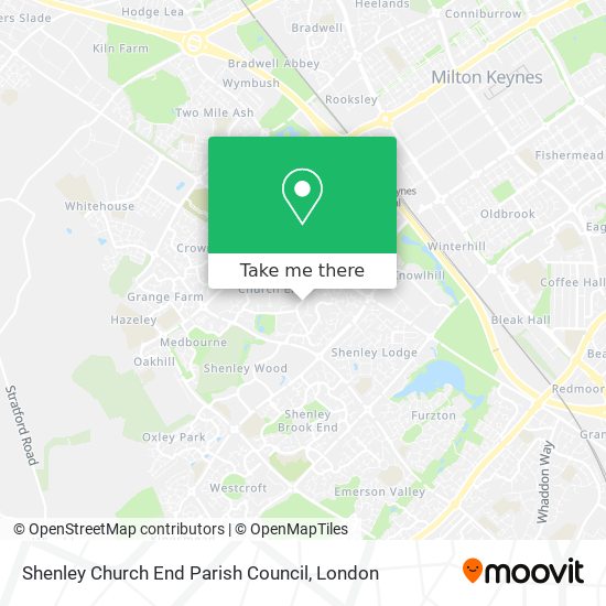 Shenley Church End Parish Council map