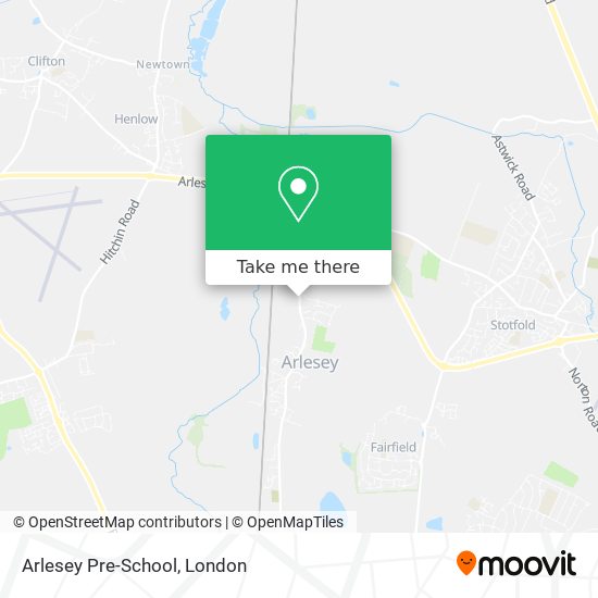 Arlesey Pre-School map