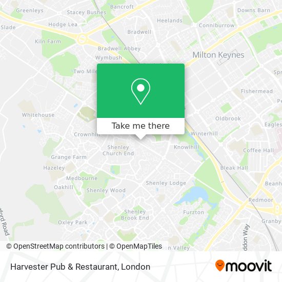 Harvester Pub & Restaurant map