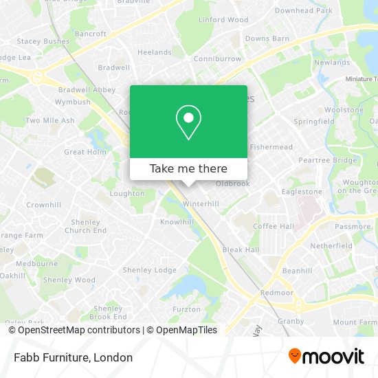 Fabb Furniture map