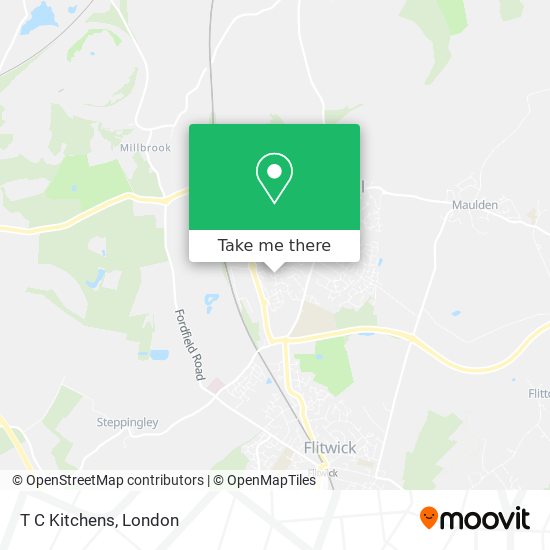 T C Kitchens map