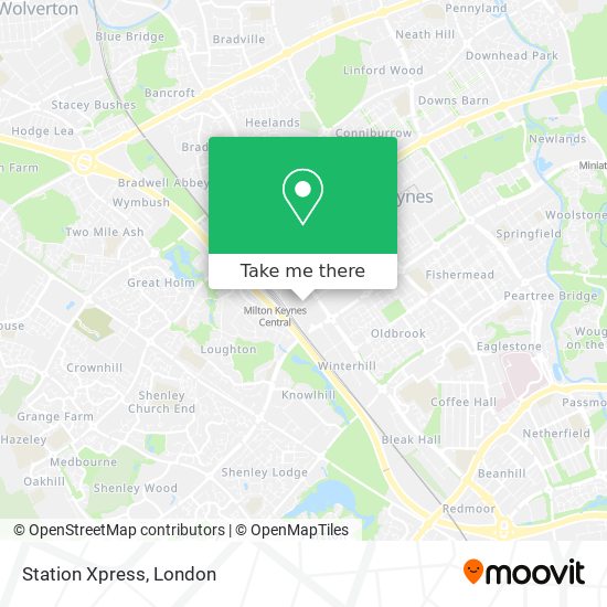 Station Xpress map