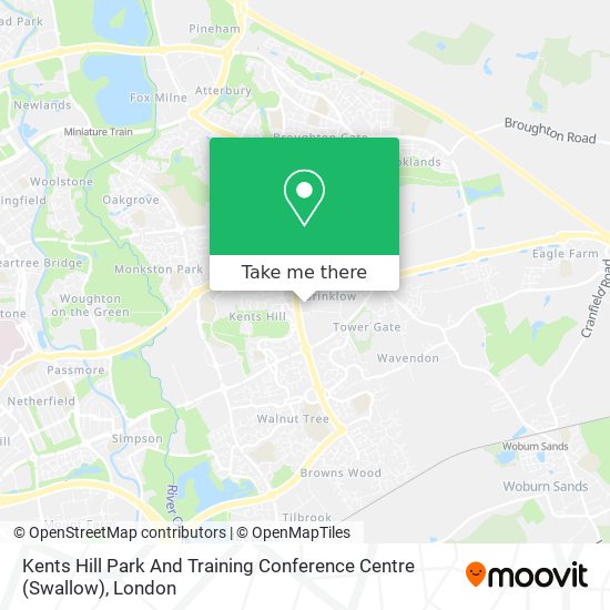 Kents Hill Park And Training Conference Centre (Swallow) map