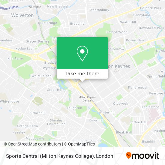 Sports Central (Milton Keynes College) map