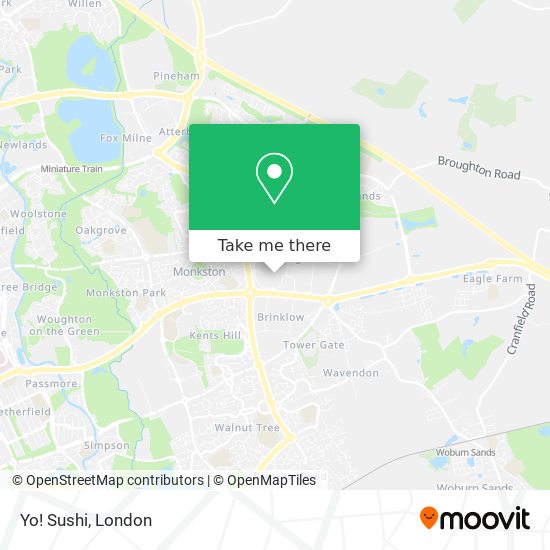 Yo! Sushi map