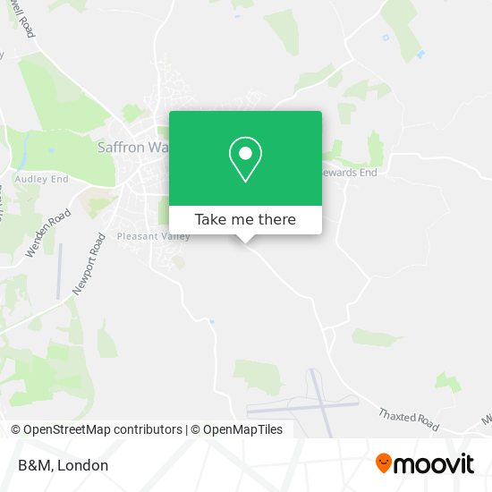 B&M map