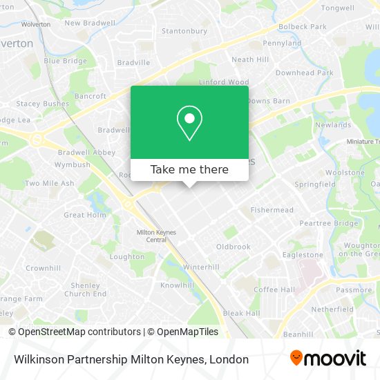 Wilkinson Partnership Milton Keynes map