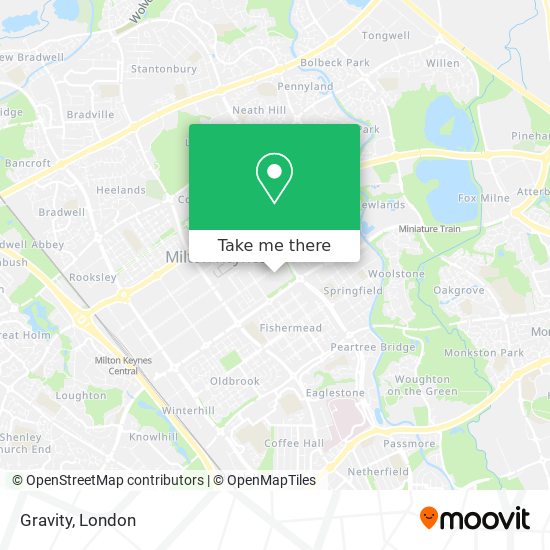 Gravity map