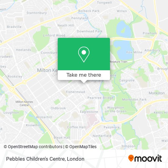 Pebbles Children's Centre map