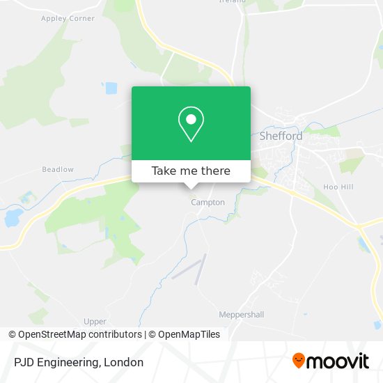 PJD Engineering map