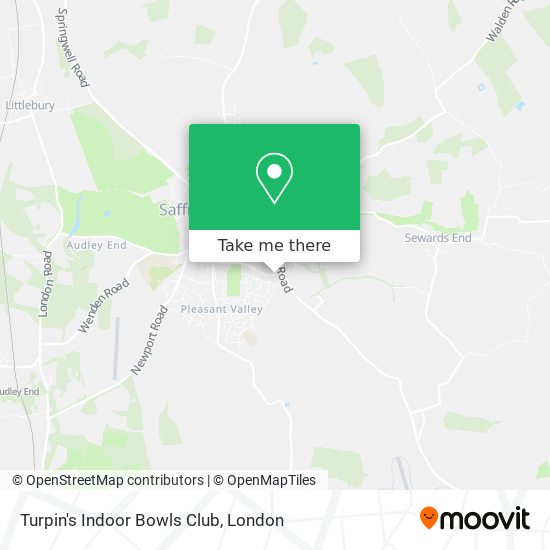 Turpin's Indoor Bowls Club map