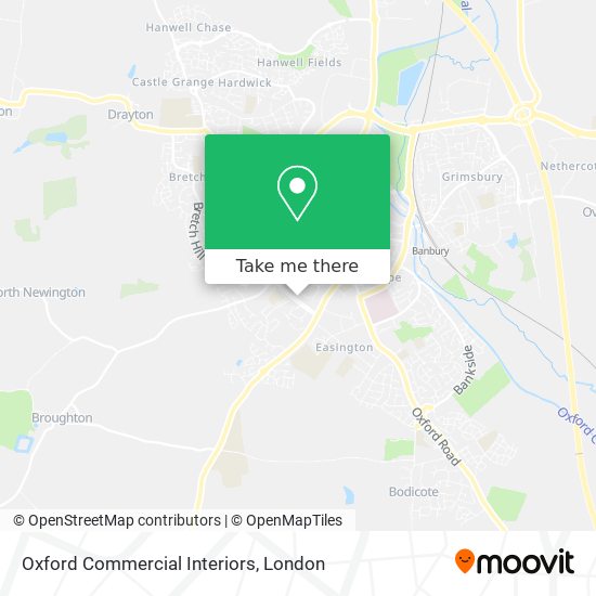 Oxford Commercial Interiors map