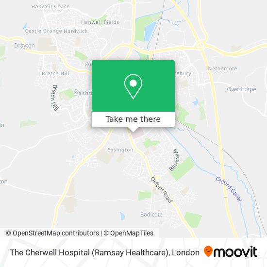 The Cherwell Hospital (Ramsay Healthcare) map