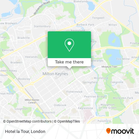 Hotel la Tour map