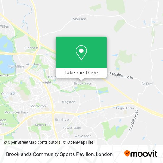 Brooklands Community Sports Pavilion map