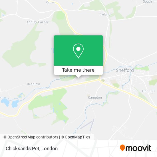 Chicksands Pet map