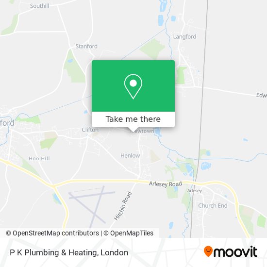 P K Plumbing & Heating map