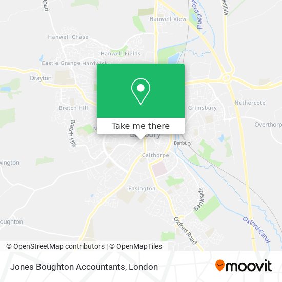 Jones Boughton Accountants map