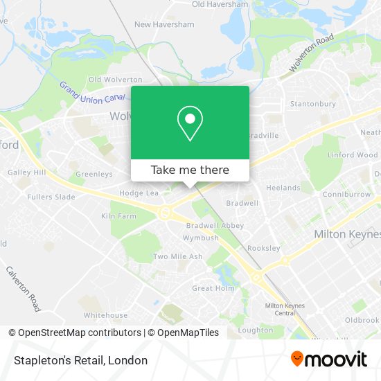 Stapleton's Retail map