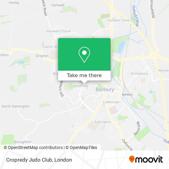 Cropredy Judo Club map