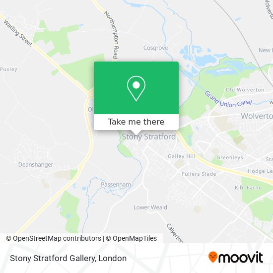 Stony Stratford Gallery map