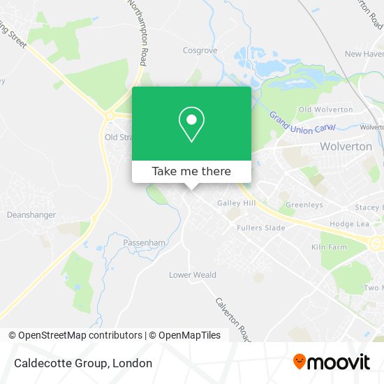 Caldecotte Group map